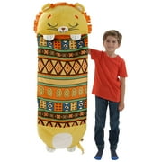 Happy Nappers: Pillow & Sleepy Sack: Large - Lion Lex - 66 x 30, 2-In-1: Plush Animal Opens Into Sleeping Bag, Soft Play & Nap Character, Kids 7+