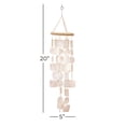 thumbnail image 3 of Cascada Windchime Deco 79 Capiz Shell, blanca, 20 cm, 3 of 7