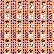 Pineapple Collage Premium Roll Gift Wrap Wrapping Paper