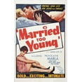 thumbnail image 1 of Best Posters Married Too Young Movie Poster 11inx17in Mini Poster Entertainment decor 11x17 poster Color Category: Multi, Unframed, Ages: Adults, Rectangle, 1 of 1