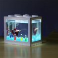 thumbnail image 2 of Triumph Small Fish Tank, Golden Fish Tank, Betta Fish Tank, Desktop Ornamental Plastic Fish Tank, Clear Acrylic, Eco-Friendly Small Desktop - Product Color White, 2 of 5