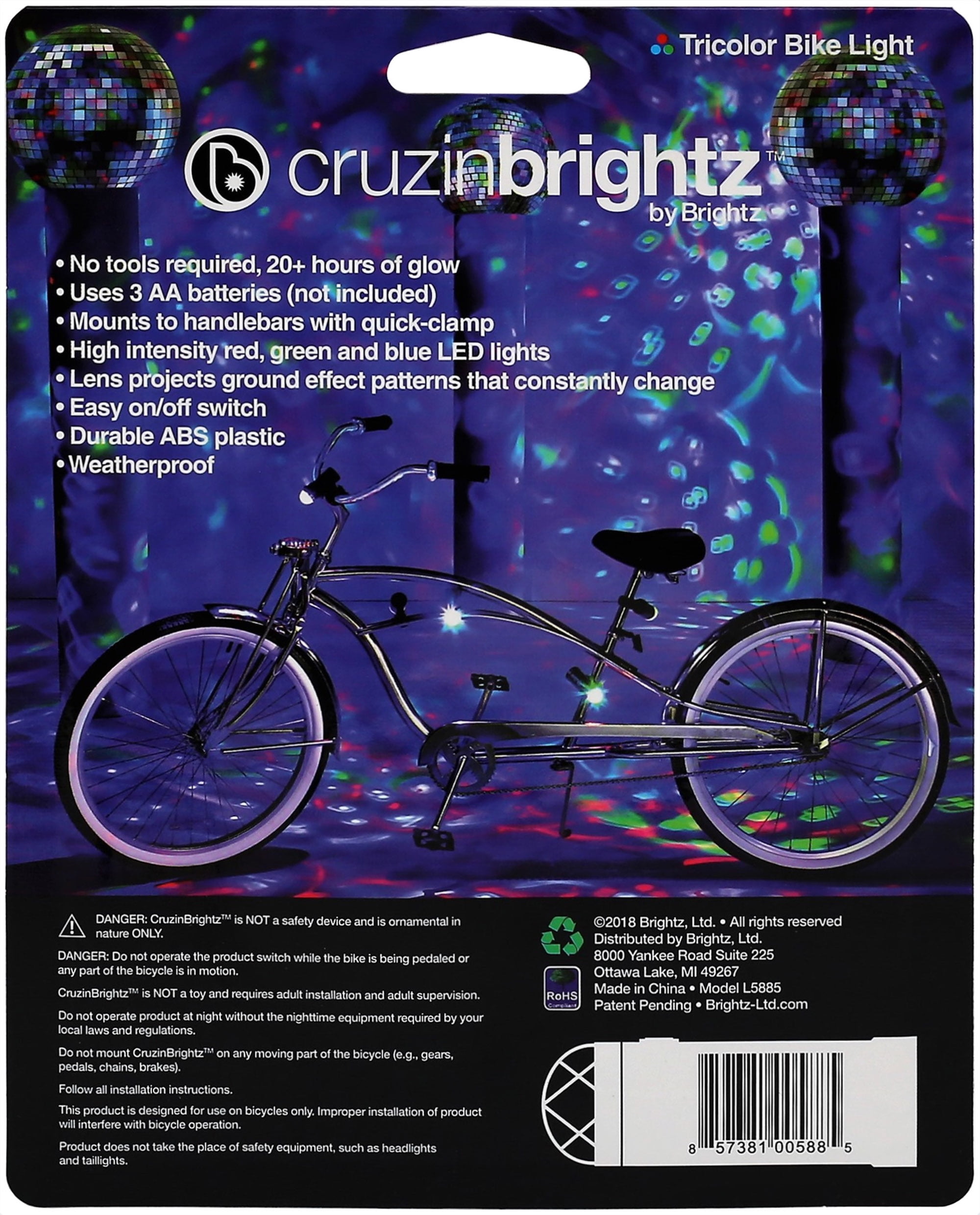 cruzin brightz bike lights