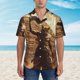 thumbnail image 2 of Fotbe Egyptian Cat Pharaoh Magic Camisa Hawaiana para Hombre Unisex – Camisa Casual de Verano con Botones de Manga Corta de Algodón y Lino,Large, 2 of 7