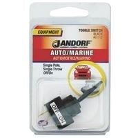 Jandorf 61112 SPST Toggle Switch, 20 Amp, 12 Volt