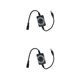 thumbnail image 4 of Cateissary LED Light Dimmer Brightness Control DC Governor Output Kitchen Regulation Adapter Lamp Temperature Speed Equipment Adjustment 5.5x3.5x2.5cm 2Conjunto, 4 of 6