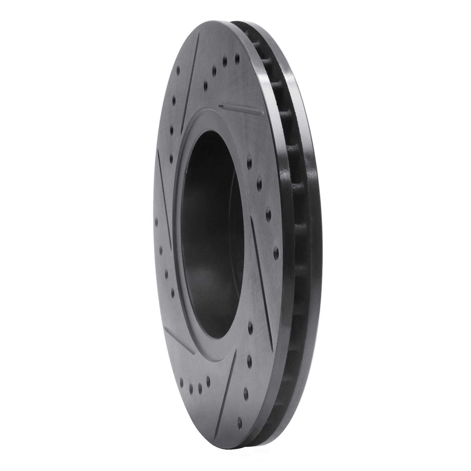 Dynamic Friction Company 633-56017R DFC Brake Rotor - Drilled And Slotted - Black