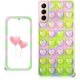 thumbnail image 1 of Corazón verde para Samsung Galaxy S21 Plus S21+ Funda de silicona Diseño de dibujos animados Divertido Lindo Único Fidget Cool Kawaii Fundas divertidas para niños Niñas Usted, 1 of 5