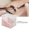thumbnail image 3 of Acrylic Eyelash Tape Cutter, Eyelash Tape Dispenser, Two Grid Acrylic Cutter Holder with Transparent Flip Cover, Fast Tape Cutting, for Beauty Salons, Home, and Office Use, 3 of 7