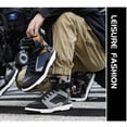 thumbnail image 4 of Botas de moto transpirables para todas las estaciones - Zapatillas de ciclismo de moto unisex,Gris,41, 4 of 21