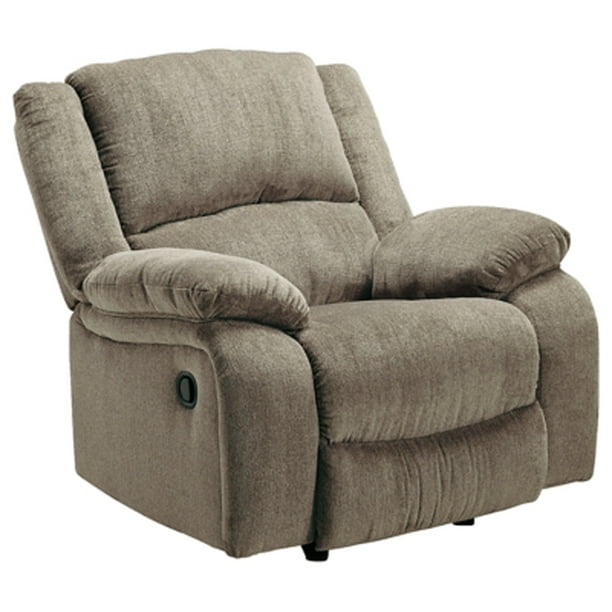 Signature Design by Ashley Draycoll Chenille Oversized Rocker Recliner, Beige