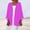 Hot Pink, variant on QUINDOS Cardigans for Women,Women's Solid Color 3/4 Sleeve Print Loose Shirt Tops Cardigan