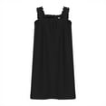 thumbnail image 4 of IROINNID Women's Empire Dress Casual Sleeveless Relaxed Comfortable Strap Dress Solid Color Drop Waist Dress, 4 of 9
