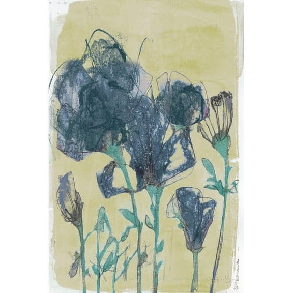 Marmont Hill "Floral Vignette III" Painting Print on Wrapped Canvas