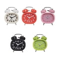 thumbnail image 3 of Reloj despertador Seitruly Electrónica rosa con espejo de cristal, 3 of 6