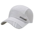 thumbnail image 2 of Tittly Sun Hats Beach Hats Summer Baseball Cap Quick Drying Mesh Back Sun Visor Sports Cap Riding Running Fishing Outdoor Wide Brim Hats Hats for Women White One Size, 2 of 4