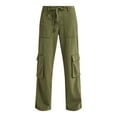 thumbnail image 5 of Time and Tru Women's Drawstring Cargo Pants, 29", 31", 33" Inseams, Sizes 2-20, 5 of 8