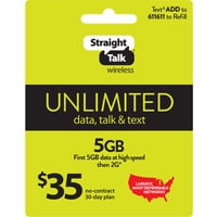 Straight Talk $35 Unlimited 30-Day Plan (Email Delivery)
