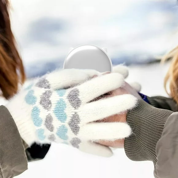 TopLLC USB Charging Hand Warmer Charging Treasure Temperature Control Double-sided Heating Mobile Power Hand Warmer Two-in-one
