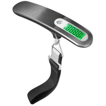Portable Digital Luggage Scale, 110lbs/50kg Hanging Baggage Scale with Backlit LCD Display, Travel Luggage Suitcase Weighing Scale with (Best Luggage Weighing Scale)