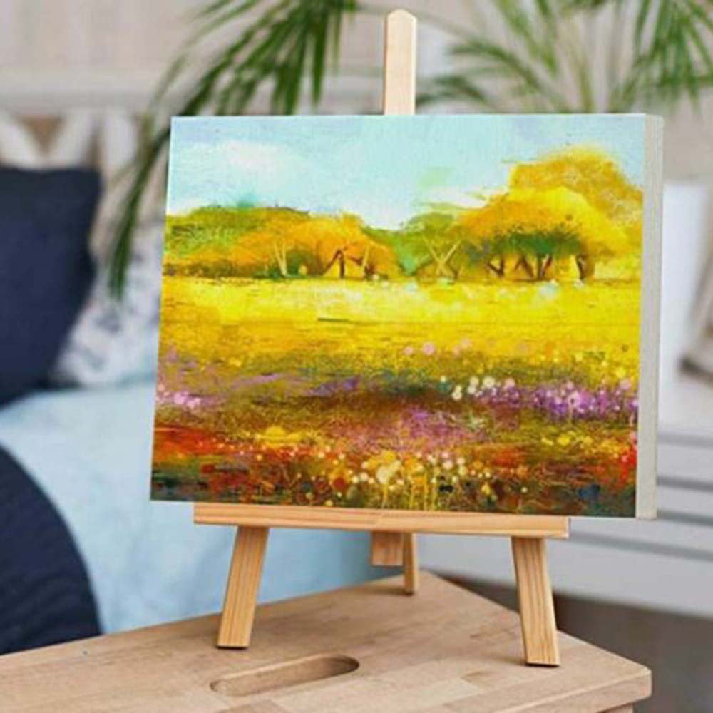LALAFINA 5pcs Flower Type Oil Painting Board Oil Painting Panel for  Students Artist Paint Board Art Painting Board Blank Paint Board Pattern  Canvas