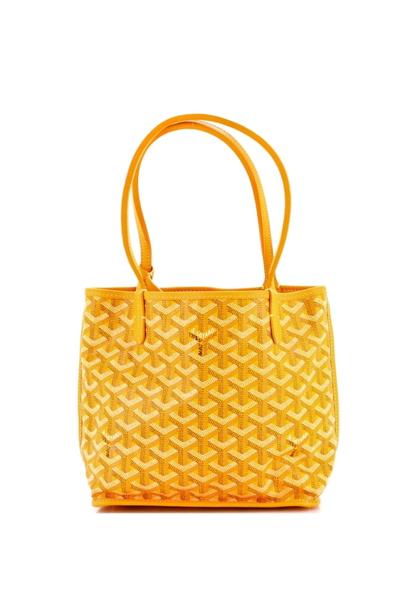 Pre-Owned Anjou Reversible Tote Coated Canvas Mini By Rebag