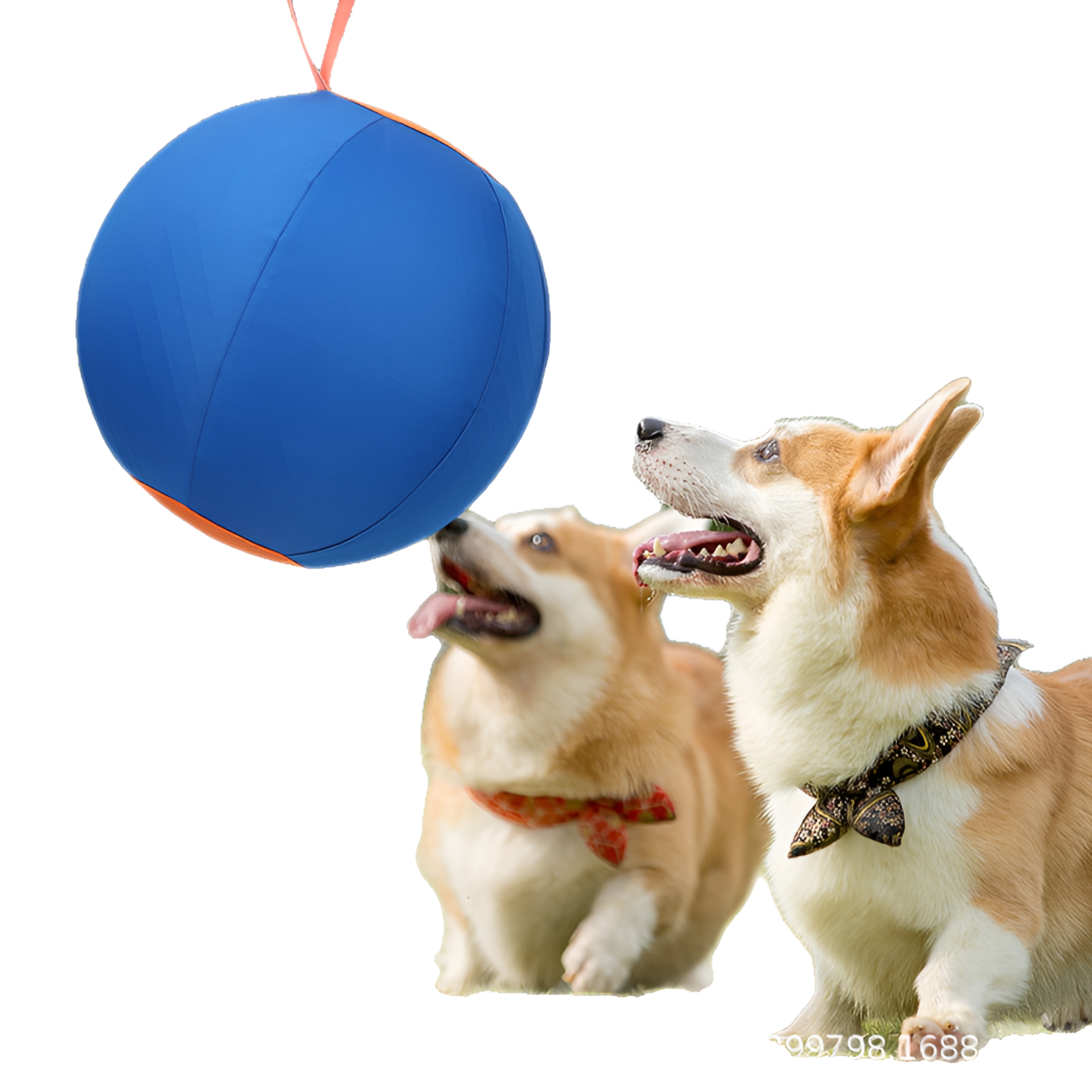 BESTSKY 2026 New Horse Herding Ball - 25" Cover with Straps,Australian Shepherd,Cattle Dogs,Collie & Herding Dog,Giant Jolly Ball for Play for Exercise,Fetch,Herding,Outdoor Play