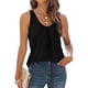 thumbnail image 5 of Camiseta Sin Mangas Para Mujer Sin Mangas Cami Tops Moda Chaleco Sólido Camiseta Blusa Cuello Redondo Casual Odeerbi  ODB157001, 5 of 8