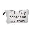 thumbnail image 4 of OUNONA 1Pcs Makeup Bag Waterproof Polyester Printing Makeup Bag for Women Daily Use, 4 of 8