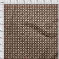 thumbnail image 3 of oneOone Silk Tabby Light Brown Fabric Merry Christmas Sewing Craft Projects Fabric Prints By Yard 42 Inch Wide, 3 of 4