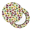 thumbnail image 2 of Gukieu Colorful Fruits Print Round Chair Cover, Dust-proof and Non-slip Bar Chair Protective Cover, Suitable for Bars, Restaurants, Offices-12 inch, 2 of 7