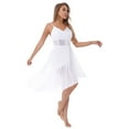 thumbnail image 5 of iiniim Women Lyrical Contemporary Camisole Asymmetric Ballet Dress Ballroom Costume Dancewear, 5 of 7