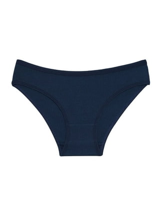 Women's Calida 21175 Natural Comfort Cotton Hi Cut Brief Panty (Milky Blue  L)