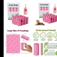 thumbnail image 4 of Pet Supplies Biodegradable Waste Bags For Dogs And Cats Scented Indoor Outdoor Use With Soil Degradation And Eco Friendly Design, 16.5x11.5x5.5 cm, Pink, 4 of 9