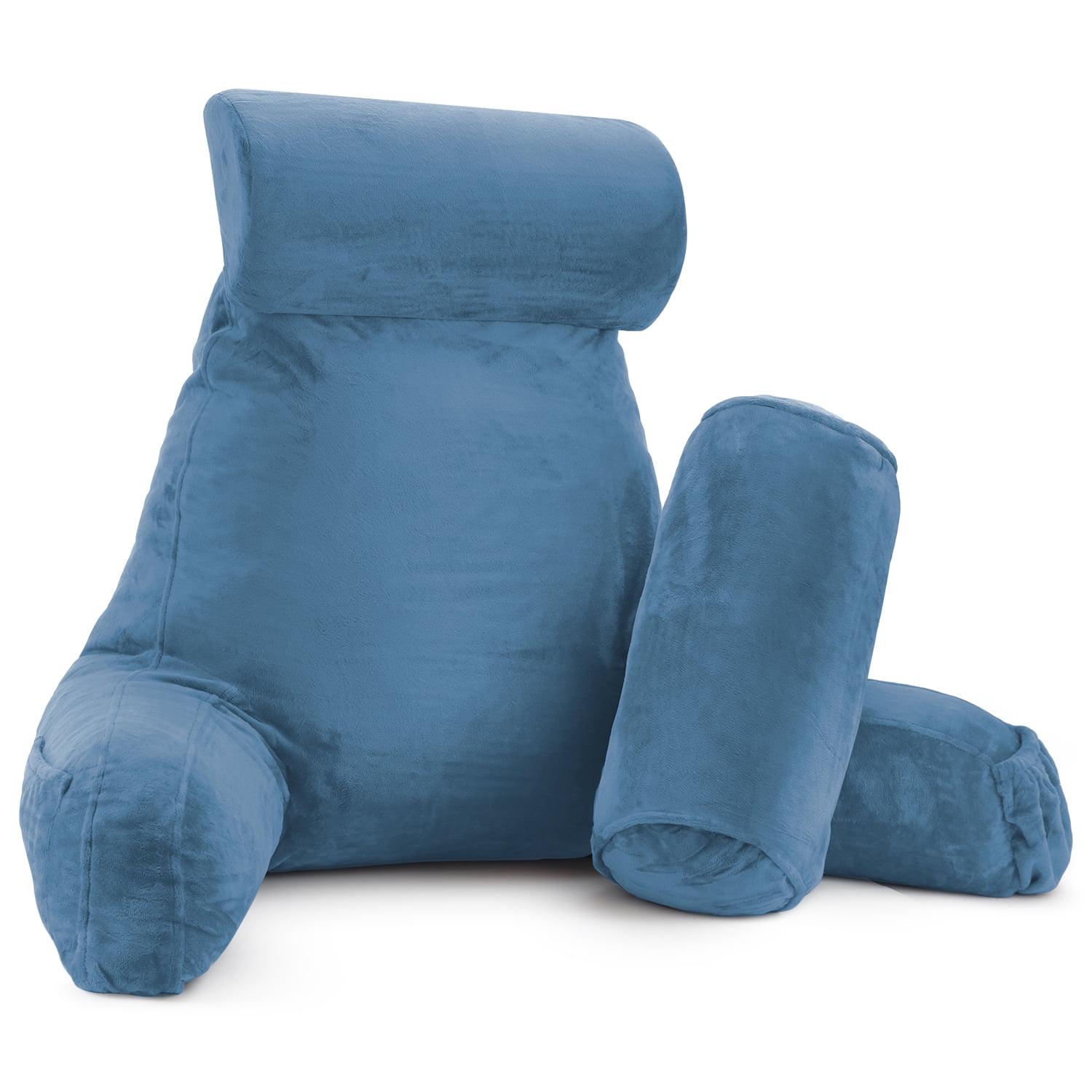 MJTP Super Large Reading Pillow Lounger Bed Rest Back Pillow Support Arm TV Backrest Seat Cushion Bird, 32*35cm 