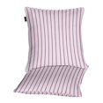 thumbnail image 3 of S4Sassy Pink Cotton Flex Stripe Printed Decorative Throw Square Pillow Case Sofa Cushion Cover 2Pcs-18 x 18 Inches, 3 of 5