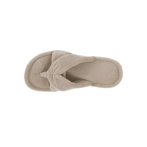 thong strap platform slippers