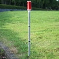 thumbnail image 2 of 5 PCS Solar Powered Driveway Markers, Solar Warming Landscape Lights, Red Solar Outdoor Driveway Lights, Landscape Driveway Reflectors on Poles for Snow Road Yard, 2 of 8