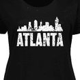 thumbnail image 4 of Inktastic Atlanta Skyline Grunge Women's Plus Size T-Shirt, 4 of 5