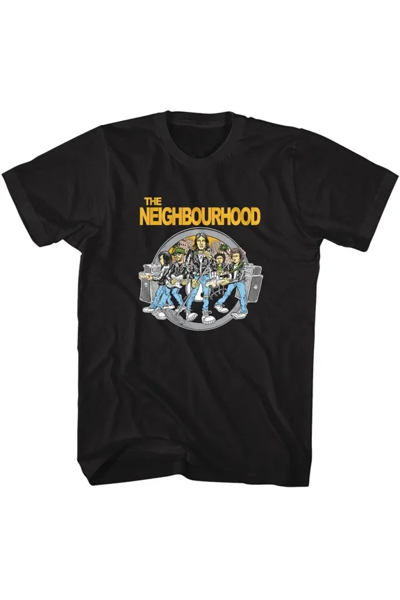Reprint Rare The Neighbourhood Music Licensed T SHIRT Black Fan S-5XL MD1594