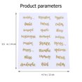 thumbnail image 4 of 5 Sheets Essential Oil Bottle Labels Letters Tag Stickers Creative Oil Bottle Decals Self-adhesive Pasters, 4 of 9