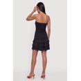 thumbnail image 3 of Women's Ruffle Tiered Hem Short Dress, 3 of 3