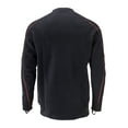 thumbnail image 3 of Bare Polar Stretch Mid Layer Men's Top, Black/Lava 3X-Large, 3 of 4
