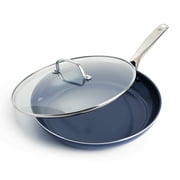 Blue Diamond Toxin Free Ceramic Non-Stick Covered Frypan/Skillet, 12"
