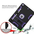 thumbnail image 4 of For iPad 7th Generation 2019 10.2 inch / A2200 / A2198 / A2197 Shockproof Duty Hard Kickstand Case Cover Black/Black, 4 of 7