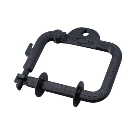 Wswqop Dry Fly Fishing Holder Spool Gear Effective Fly Fishing Line Spool Dispenser Black