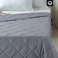 thumbnail image 5 of Posh Living Feechi 72"x80" Cotton Weighted Blanket Throw in Gray (20 lbs), 5 of 10