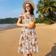 thumbnail image 4 of Balery Western Desert Nature Landscape Vestidos sueltos de manga corta para mujer, vestidos de verano 2025, vestidos casuales de corte A con vuelo., 4 of 6