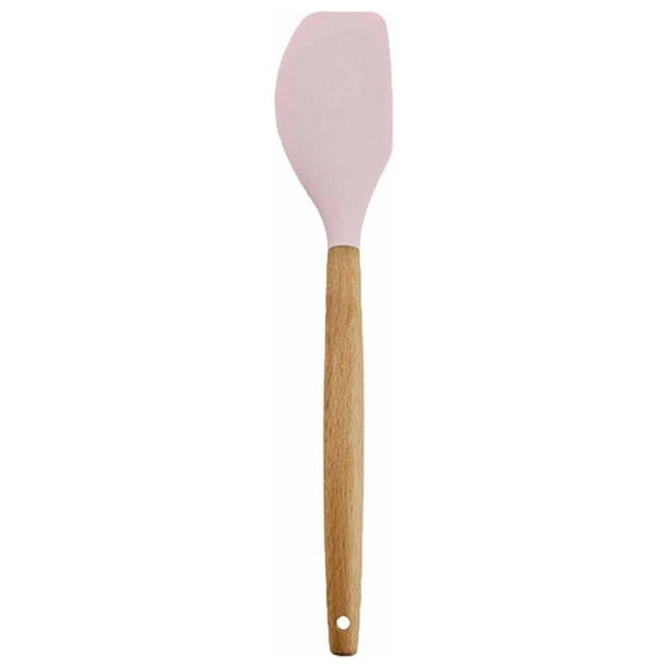 Xihbxyly Juego de Espátulas de Madera, Utensilios de Cocina Antiadherentes, Resistentes Al Calor Hasta 268 °C, Sin Bpa, Núcleo de Acero Duradero, Mangos Ergonómicos, para Cocinar, Remover y Mezclar,