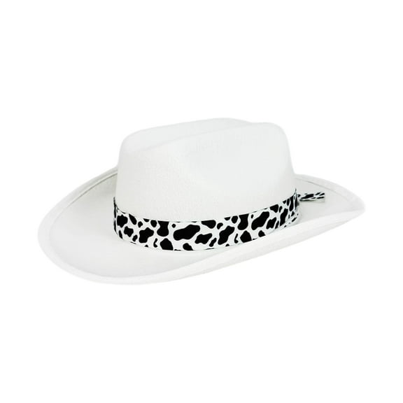 Cow-Themed Adjustable Cowgirl Hat For Girls Boys Lightweight Comfortable Party Cosplay 5 Color Choices