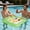 Green_New#105, variant on Inflatable Pool Cooler, Floating Ice Serving Tray for Drinks and Snacks, Thickened PVC Pool Party Beach Lake Accessory